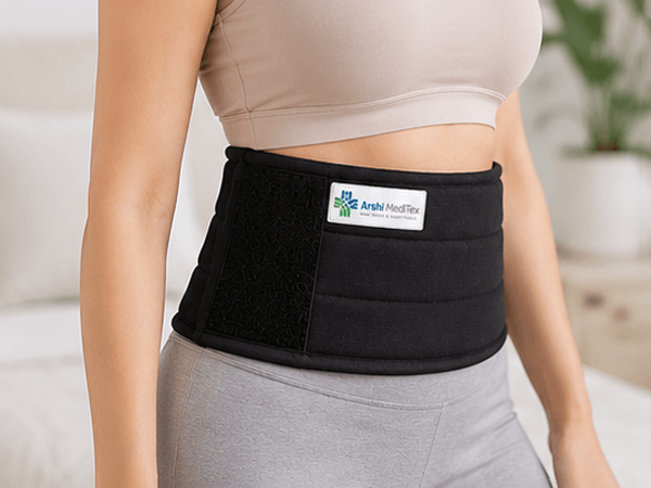 C-Section Abdominal Belt being worn 2