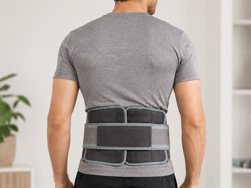 Lumbar Support Belt being worn 1